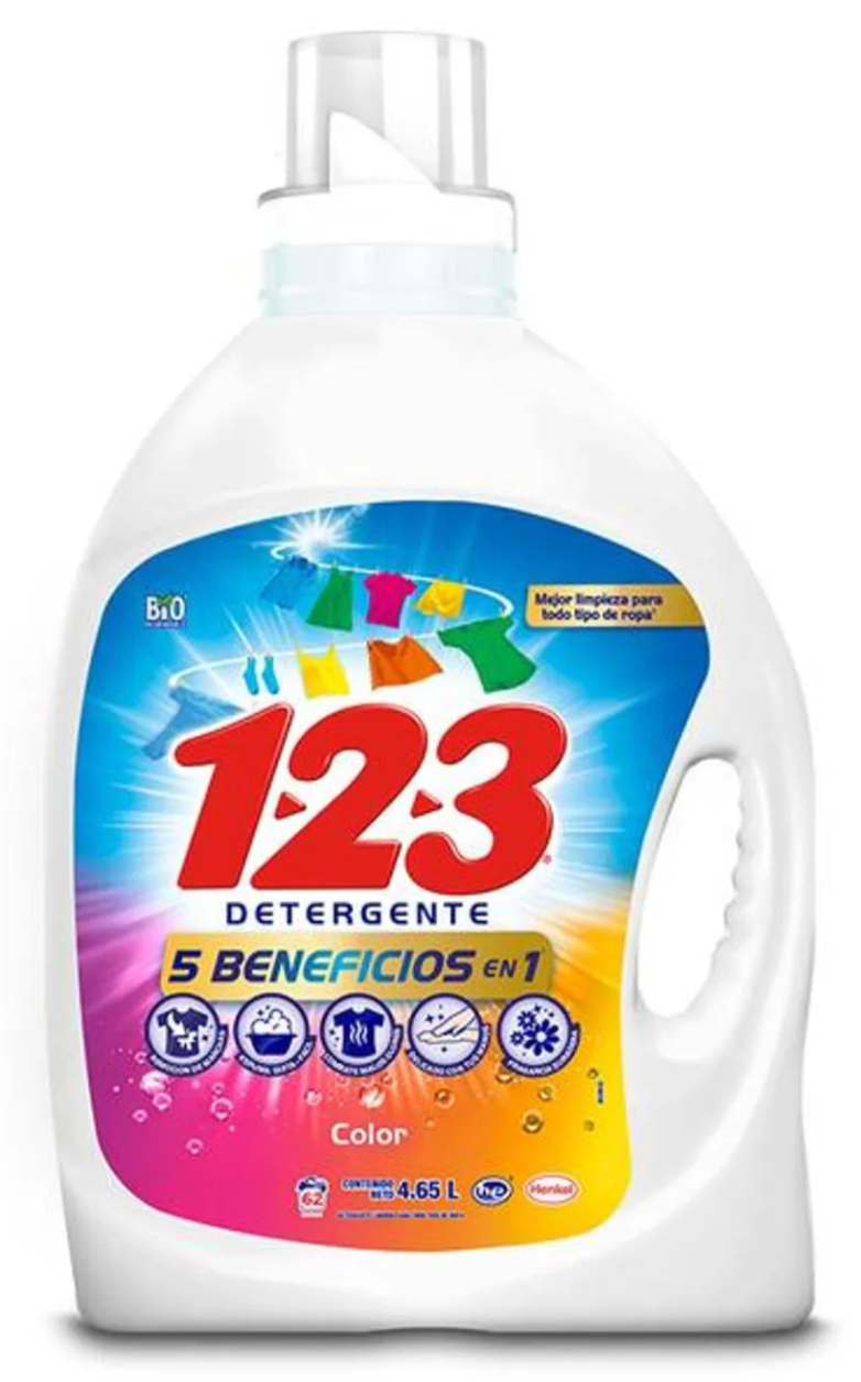 123 color Liquid Detergent