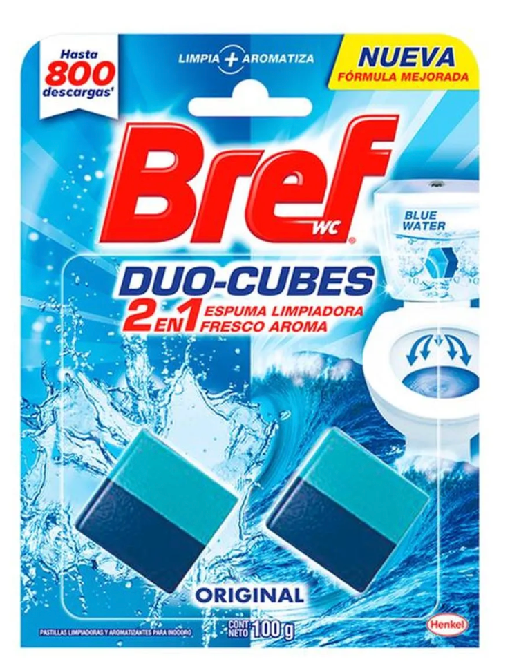 Bref Pastillas limpiadoras para WC Duo