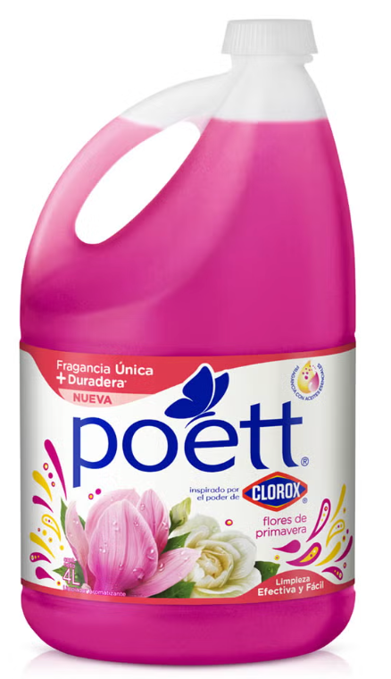 Poett Multi Cleaner pink flores en primavera
